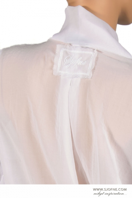 biala bluzka bluzka wizytowa wiazana przy szyi White blouse белая рубашка, связанная вокруг шеи sjofne