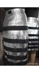 Spódnica ze srebrnych cekinów cekinowa spódnica srebrna spódnica sjofne
