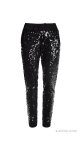 czarne spodnie z cekinów czarne spodnie cekinowe black trousers with sequins блестенные брюки sjofne