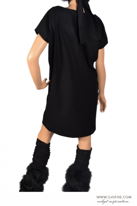 czarna sukienka z cekinami  black dress  черное  платье sjofne