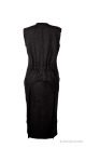 Czarna tunika wełniana sukienka black dress sjofne
