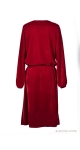 sukienka z weluru w kolorze czerwonym  red velvet dress sjofne