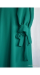 Zielona sukienka z szyfonu green dressзеленое платье Sjofne