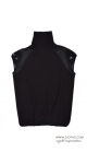 czarna bluzka z koronką black blouse with lace черная блузка с кружевом Sjofne