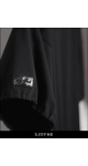 Luźna czarna bluzka oversize z szerokimi rękawami 3/4 plus size Sjofne Eleganckie bluzki damskie wyszczuplające