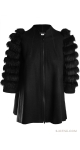 czarny płaszczyk z wełny black jacket черный пиджак sjofne.com