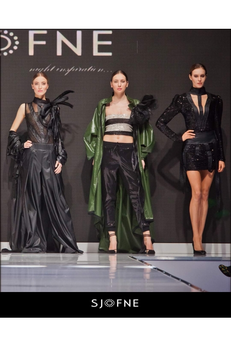 Elegancki płaszcze na wiosnę od projektanta mody Sylwia Maria Maciola Sjofne