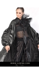 Elegancki-czarny-płaszcz-na-jesień-wiosnę-ubrania-od-projektanta-mody-Sjofne-Sylwia-Maria-Macioła-limitowane-ubrania