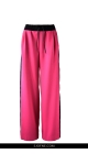 Szerokie różowe spodnie sjofne z lampasem pink pants trousers sjofne