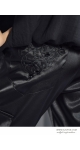 czarne bojówki damskie haftowane ubrania sjofne