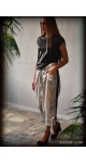 srebrne spodnie  silver pants sjofne.com