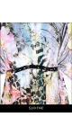 Eleganckie kimono, długa tunika narzutka plażowa, kolorowe pareo Sjofne Projektant mody